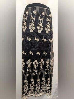 VTG Richmond Denim Y2K Whimsigoth Dark Romantic Witchy Feminine Chic Skirt 2
